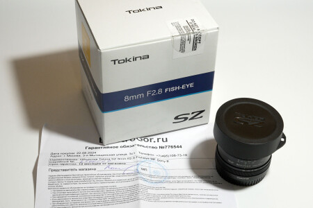 Объектив Tokina 8 mm Fish-eye (фишай) Sony E