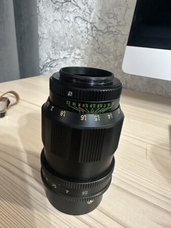 Объектив ЗЕНИТ ТАИР-11А 2.8/135 (810768) MINT ПОЛНЫЙ КОМПЛЕКТ ( тубус, крышки)-КОЛЕКЦИЯ !