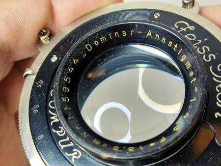 Dominar Anastigmat в затворе Compur Zeiss Ikon