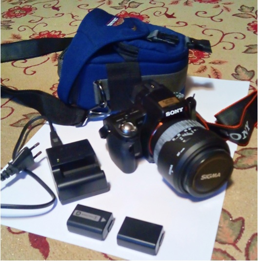  Sony SLT-A35, SIGMA 28-135 и сумка. 