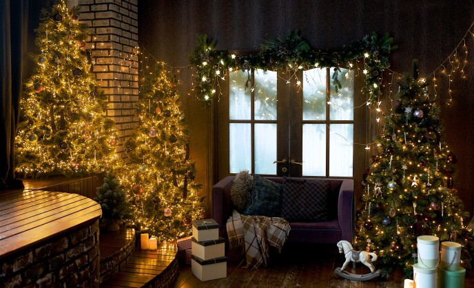 4 Сапфир Новогодний декор