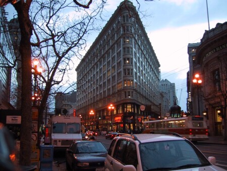 Market Street at twilight