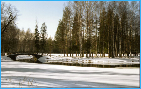 Зимние зарисовки, парк г. Гатчина