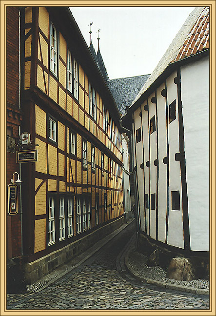 Quedlinburg, старые улочки.