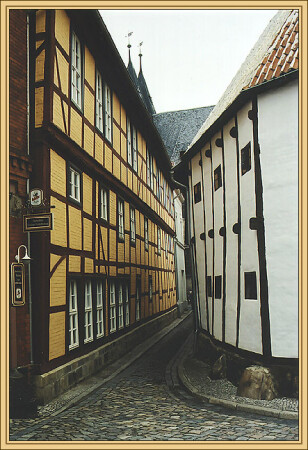 Quedlinburg, старые улочки.
