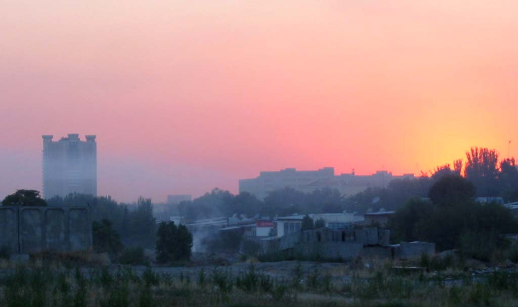Закат в Ташкенте
