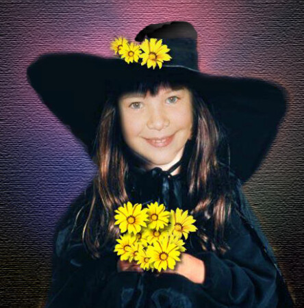 Девочка с цветами