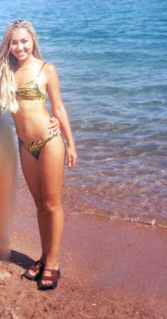 On the beach