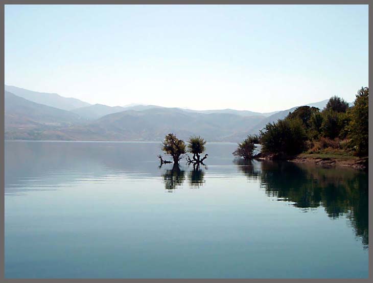 Still water...