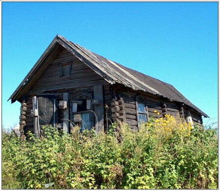 ветхая избушка