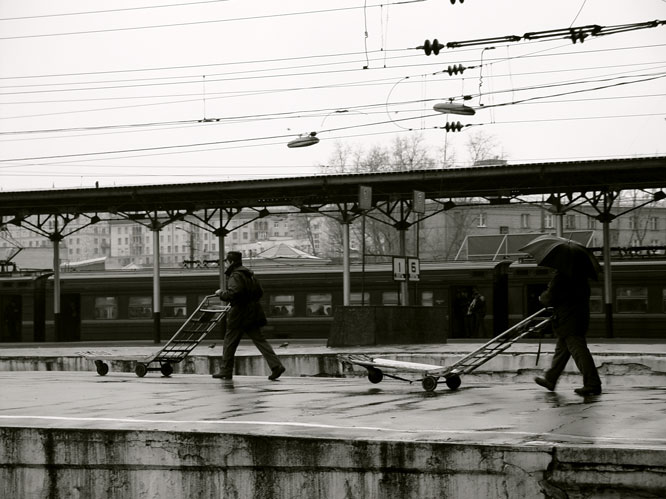 Осенний перрон