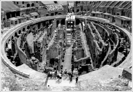 Rome. Heart of Colosseum.