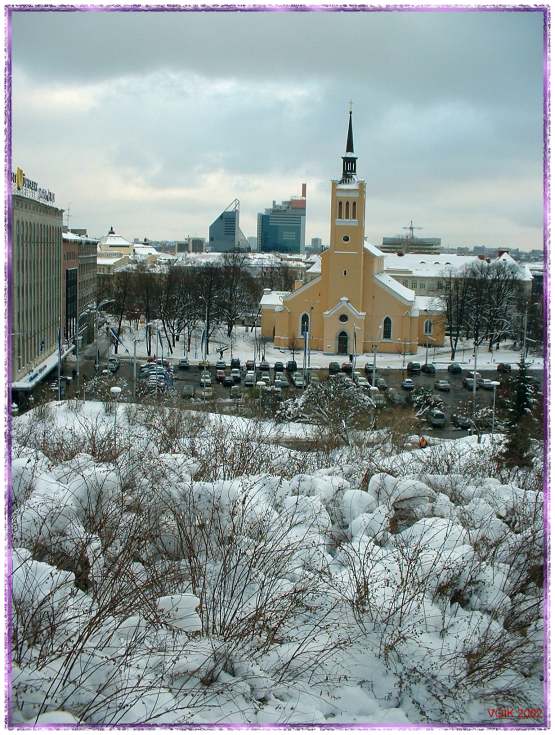 В Таллине зима.
