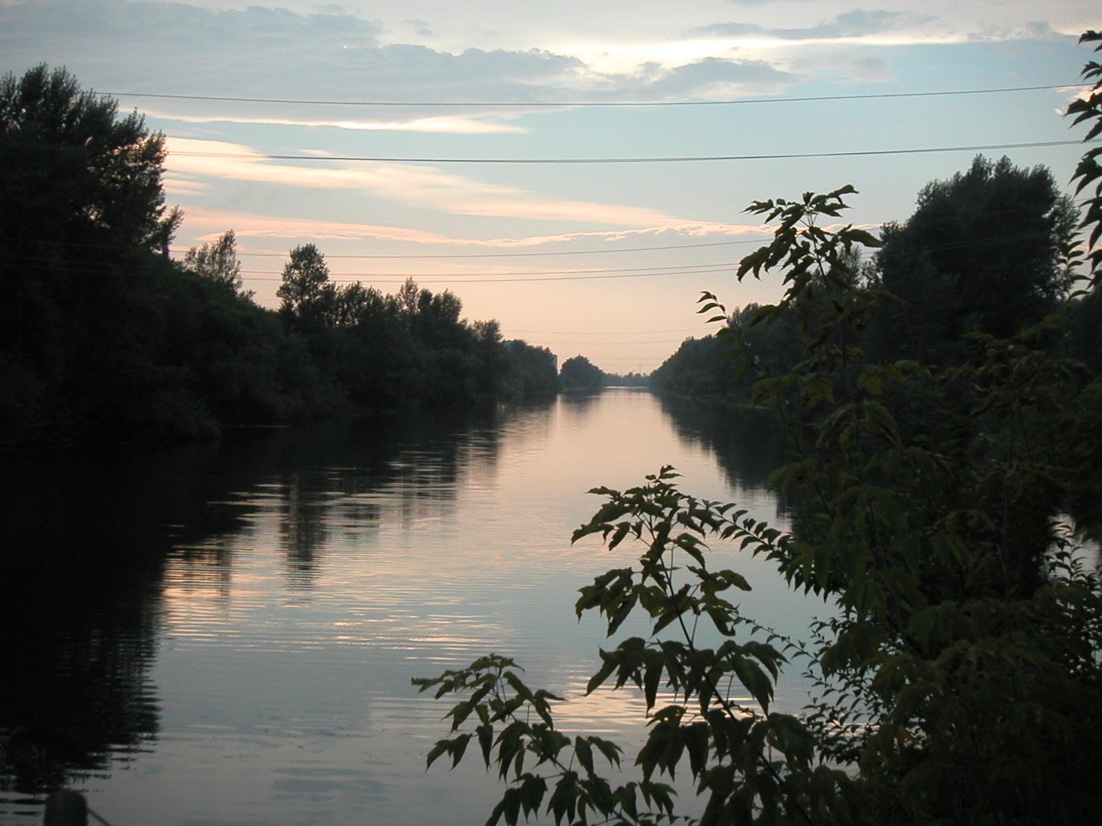 Вечером на дрене