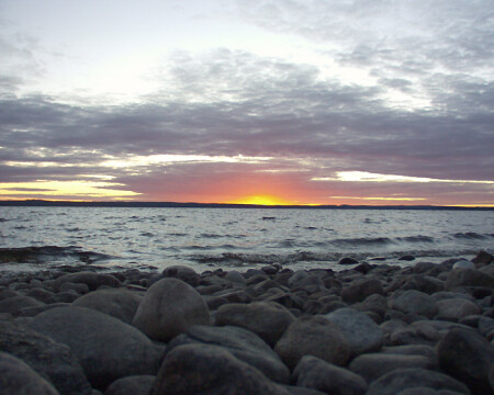 Закат по-карельски