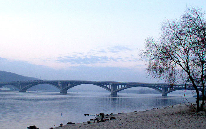 Берег днепра.