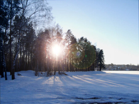 Зимнее солнце