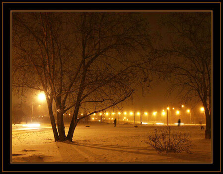 Вечером