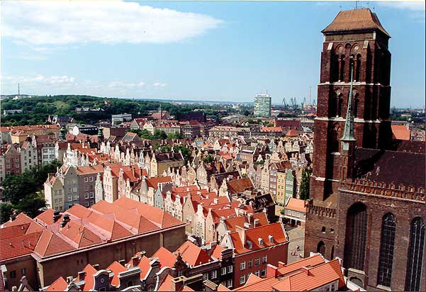 Город( с высоты птичьего полета)