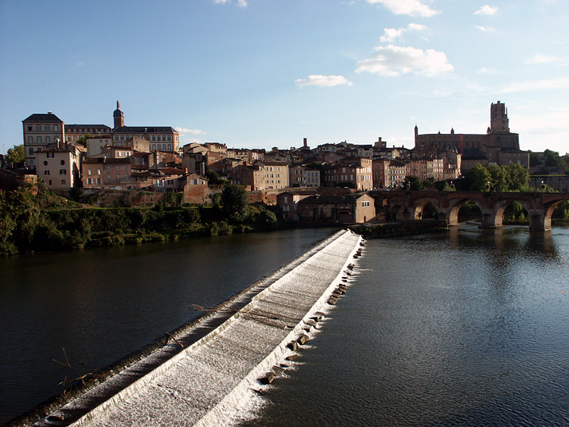 Закат в Albi, Франция