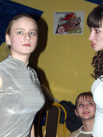 Ее горящий гневный взгляд...