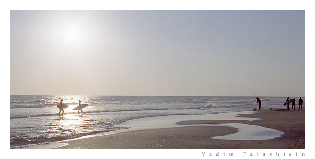 A Mediterranian sea shore afternoon