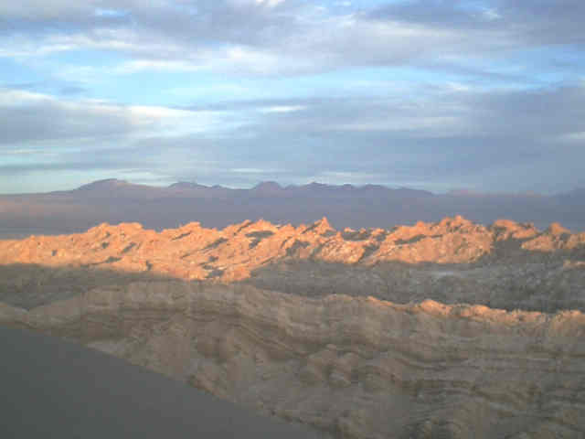 Sunset in the Valley of the moon