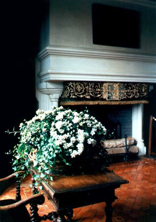 один из залов замка Шенансо, Франция