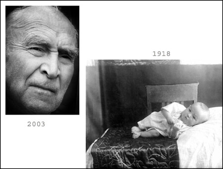 Две фотографии - целая жизнь.