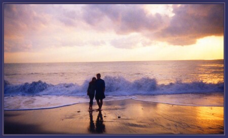 тени на песке