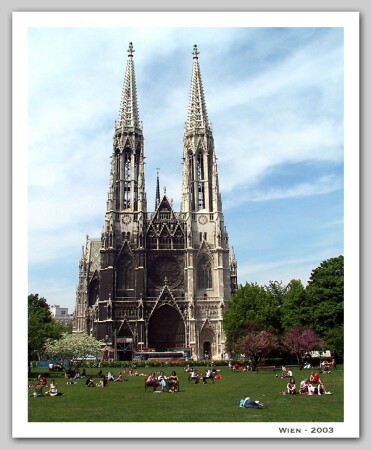 Прогулки по Вене. Votivkirche