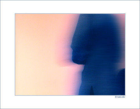Moving blue coat