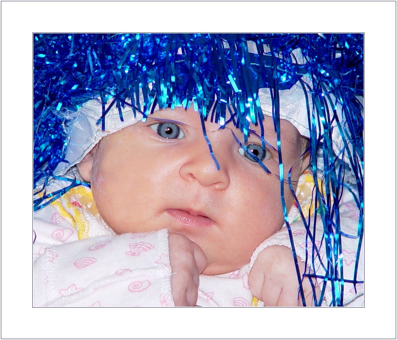 Portrait of little, little girl