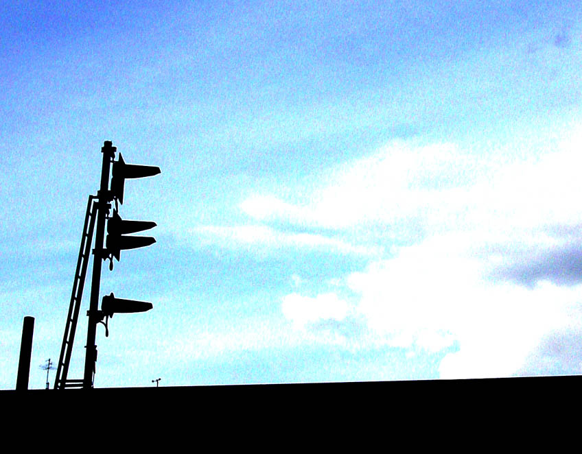waiting for the train