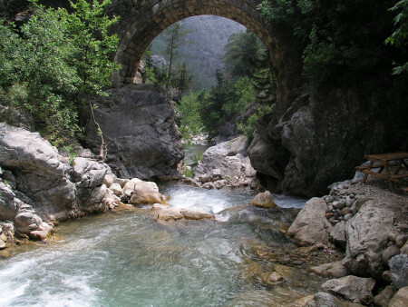 горный мост