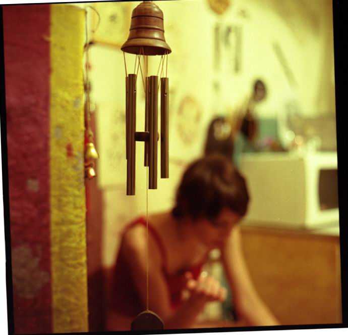 у неё