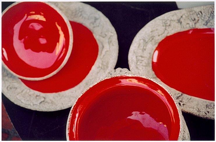 still life in red
