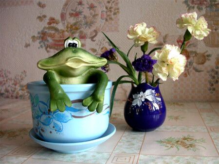 Композиция с лягушонком