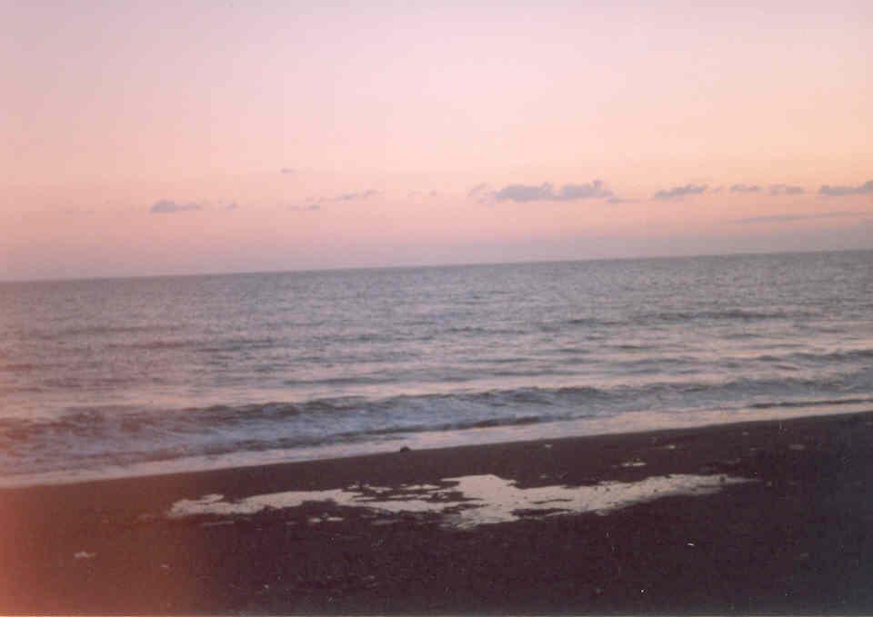 Закат на море