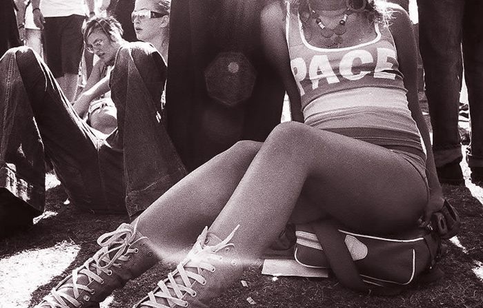 Peace &#1587;&#1604;&#1575;&#1605; &#1513;&#1500;&#1493;&#1501; Pace. Pride Parade 2003, Tel Aviv.