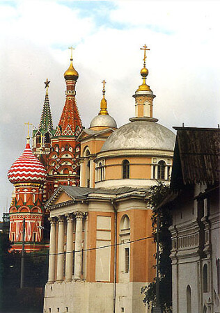 Москва, Церковь Варвары, Собор Васия блаженного + Кремль