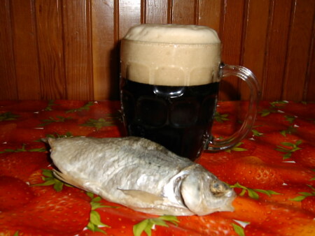 Пиво с воблой