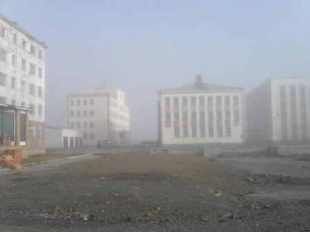 Город Певек. Утро.