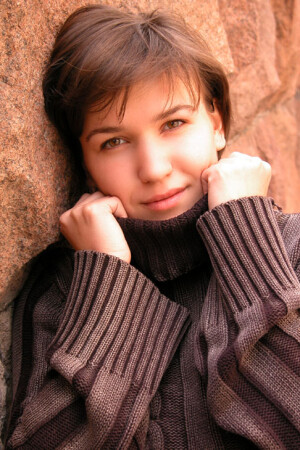 Вечерний закат осени