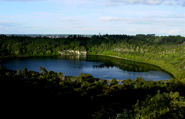 Blue lake