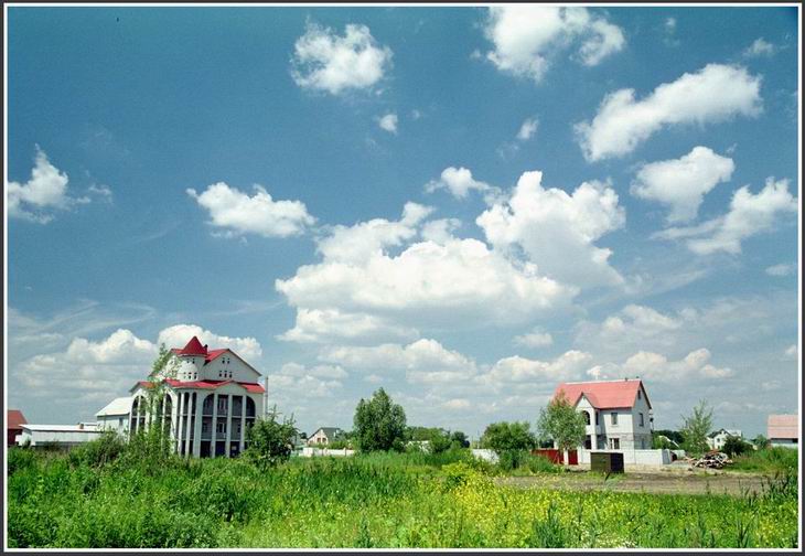 Дачный пейзаж