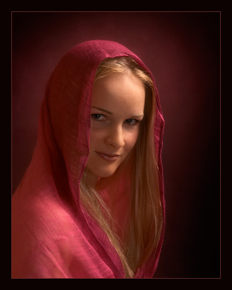 Lady in red