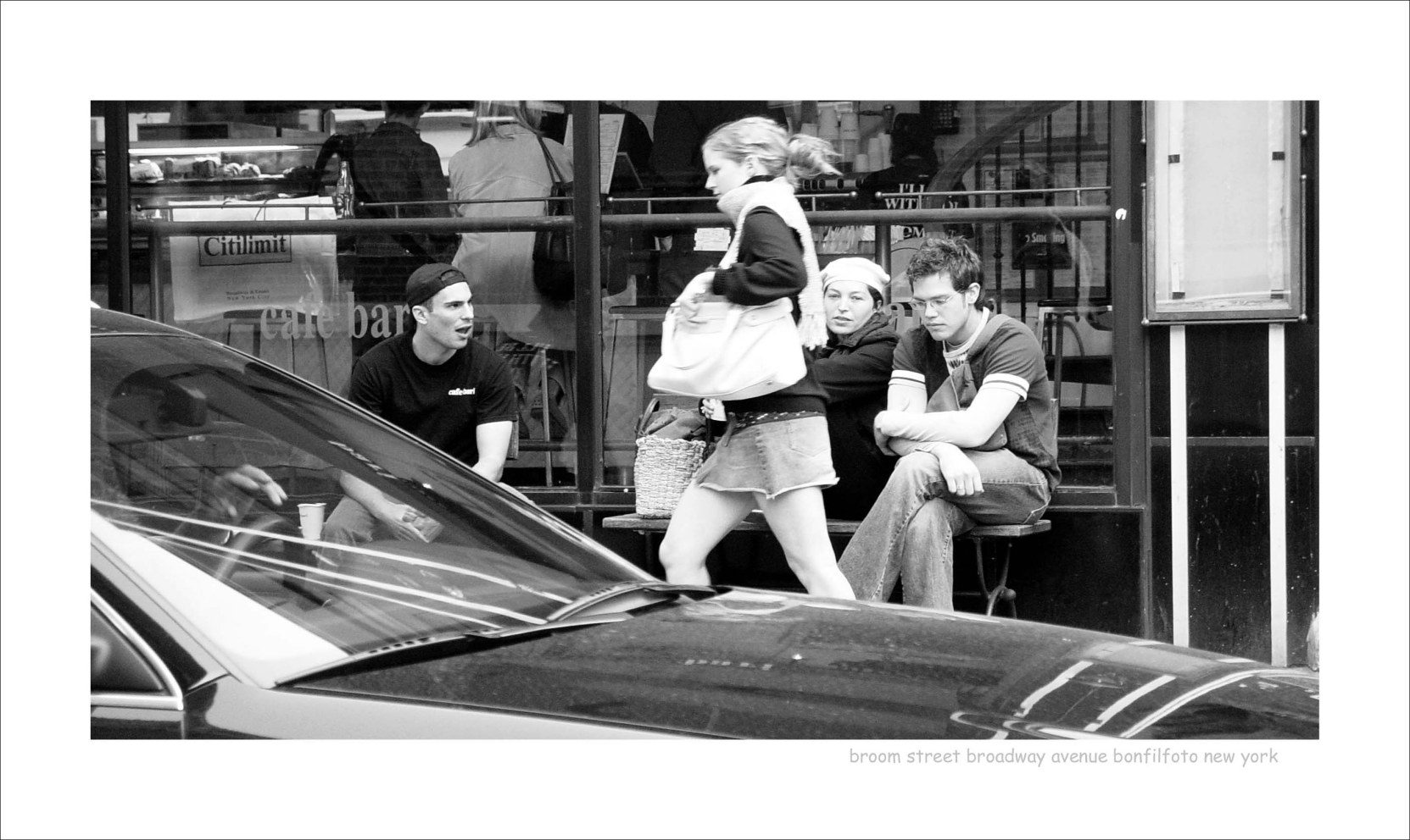 &quot;MORNING ON SPRING STREET.CAFE BARI&quot; NEW YORK