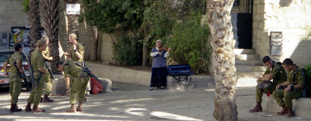 На улочках Иерусалима.