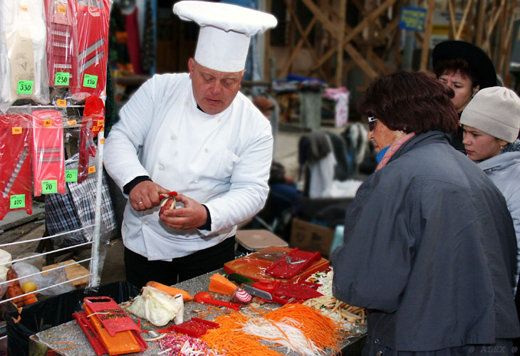 Ушлый повар, или нарезка "лапши" на уши